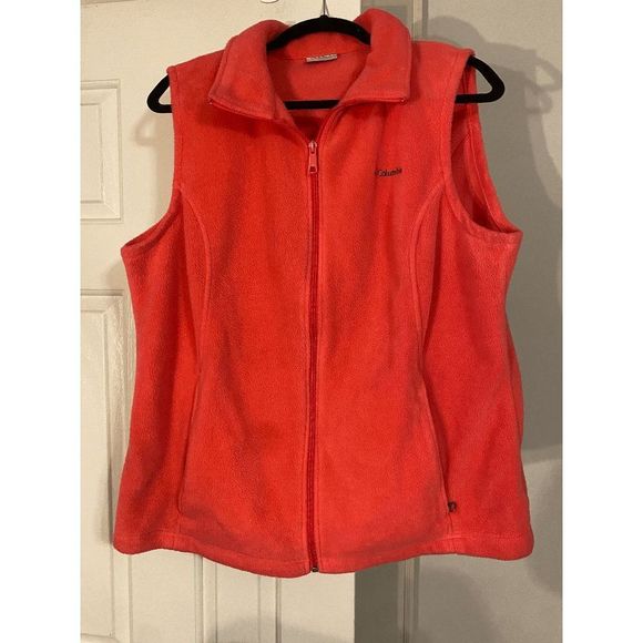 Columbia Women’s Hot Pink Fleece Vest Size 1X XL - Picture 1 of 5